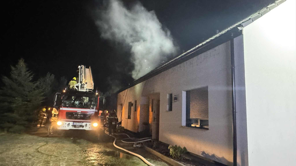 Pożar koło Czaplinka