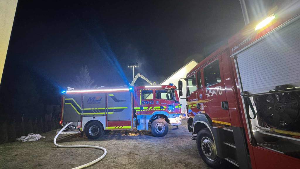 Pożar koło Czaplinka