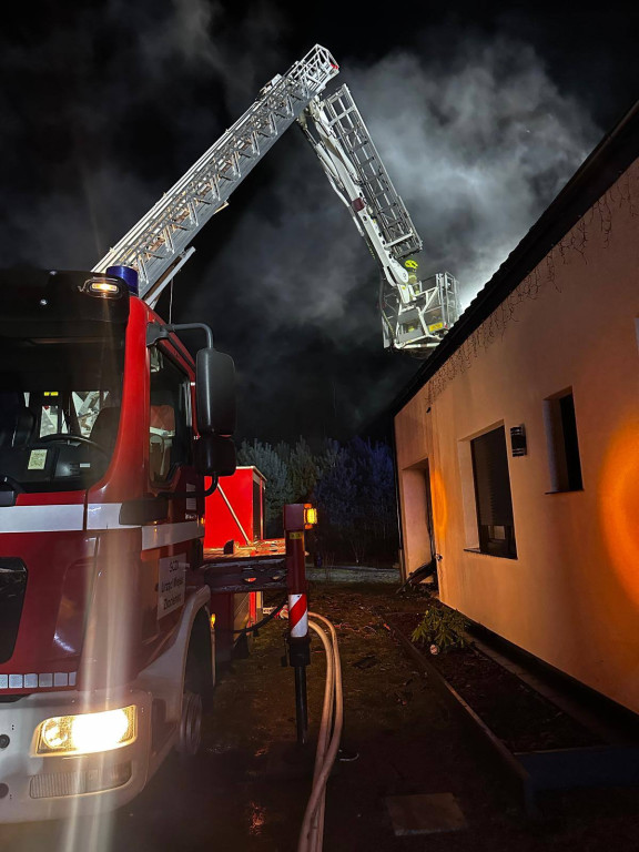 Pożar koło Czaplinka