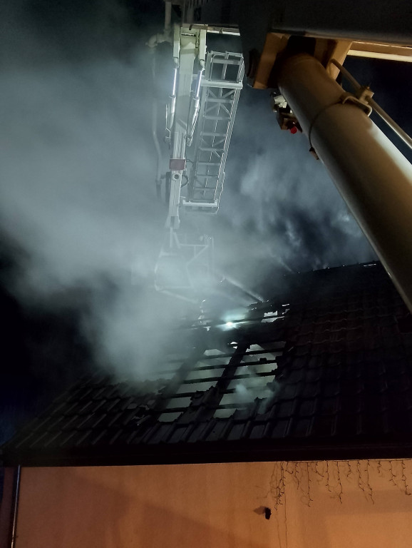 Pożar koło Czaplinka