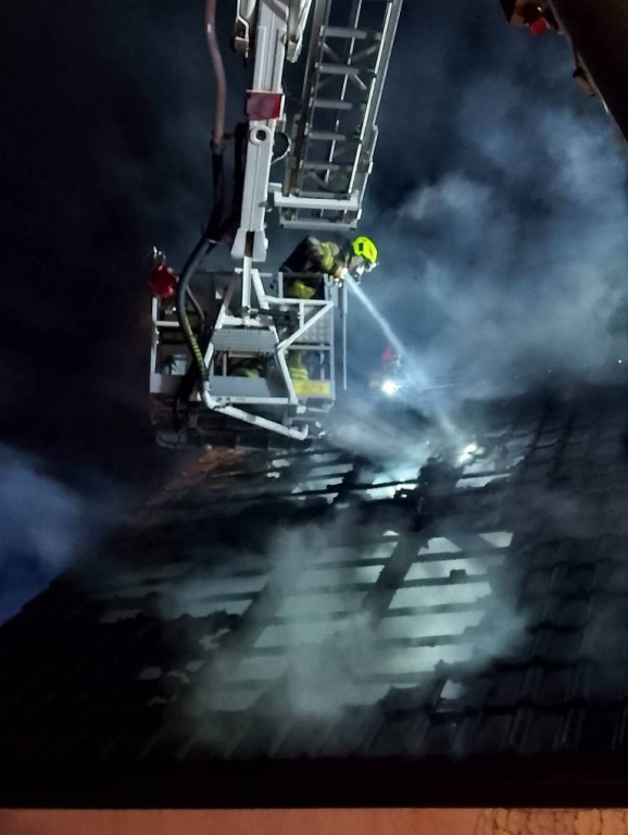 Pożar koło Czaplinka