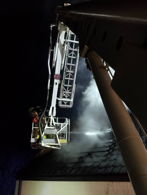 Pożar koło Czaplinka