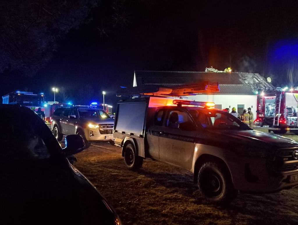 Pożar koło Czaplinka