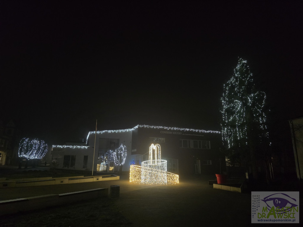 Drawskie iluminacje świąteczne