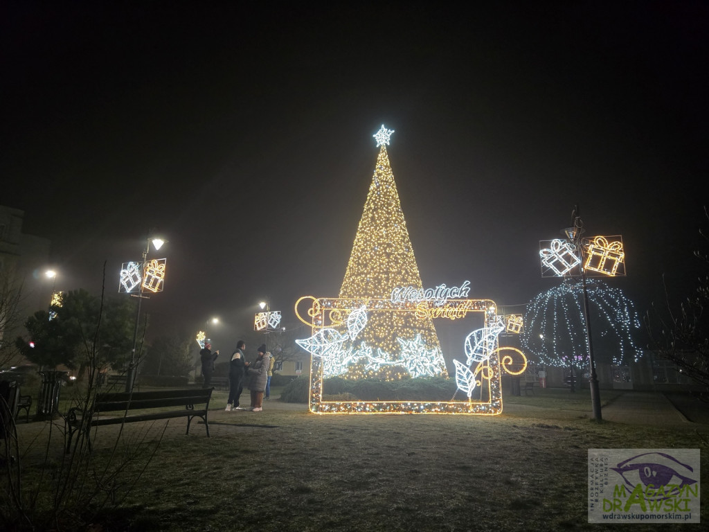 Drawskie iluminacje świąteczne