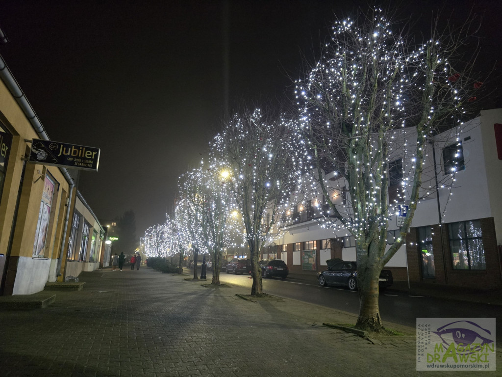 Drawskie iluminacje świąteczne