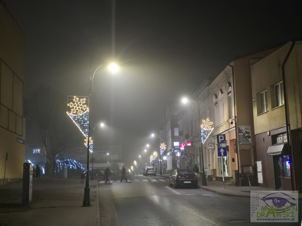 Drawskie iluminacje świąteczne