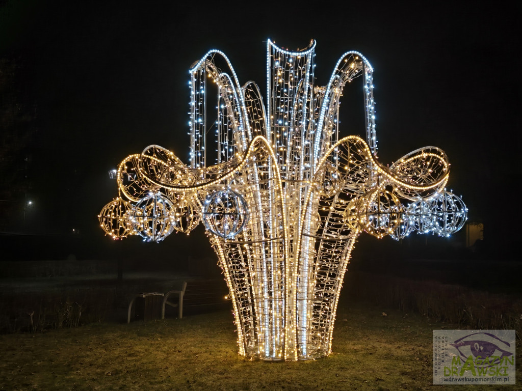 Drawskie iluminacje świąteczne