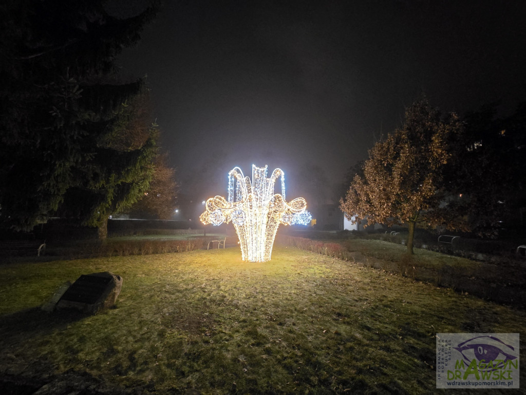 Drawskie iluminacje świąteczne