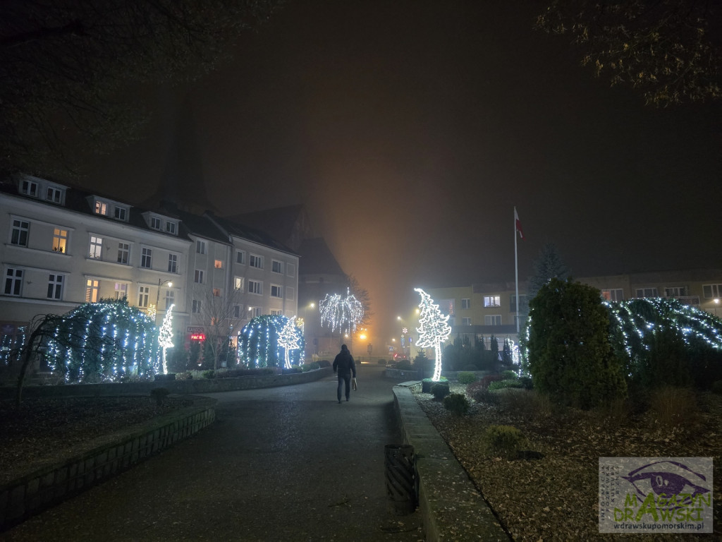 Drawskie iluminacje świąteczne