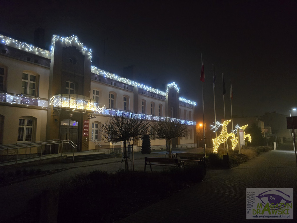 Drawskie iluminacje świąteczne