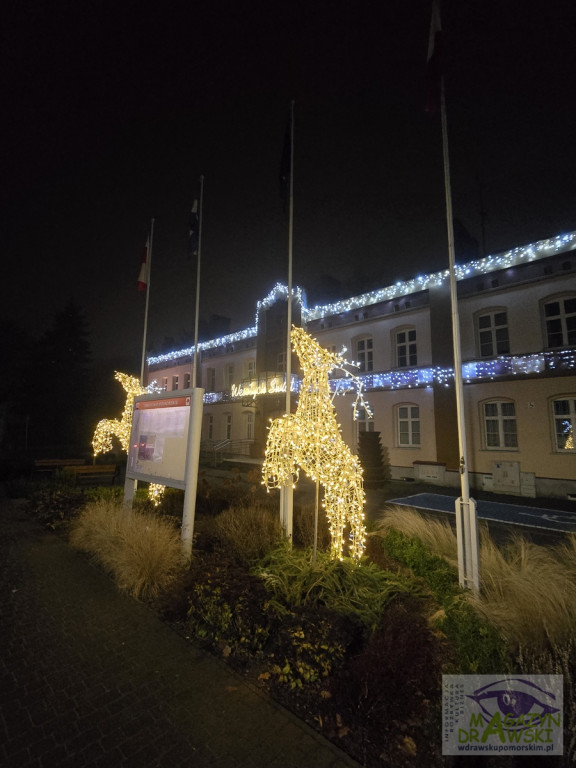 Drawskie iluminacje świąteczne