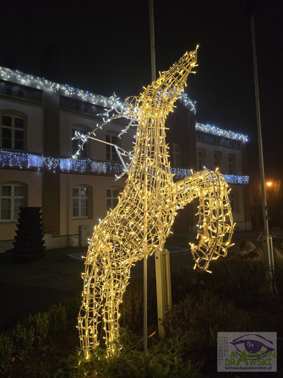 Drawskie iluminacje świąteczne