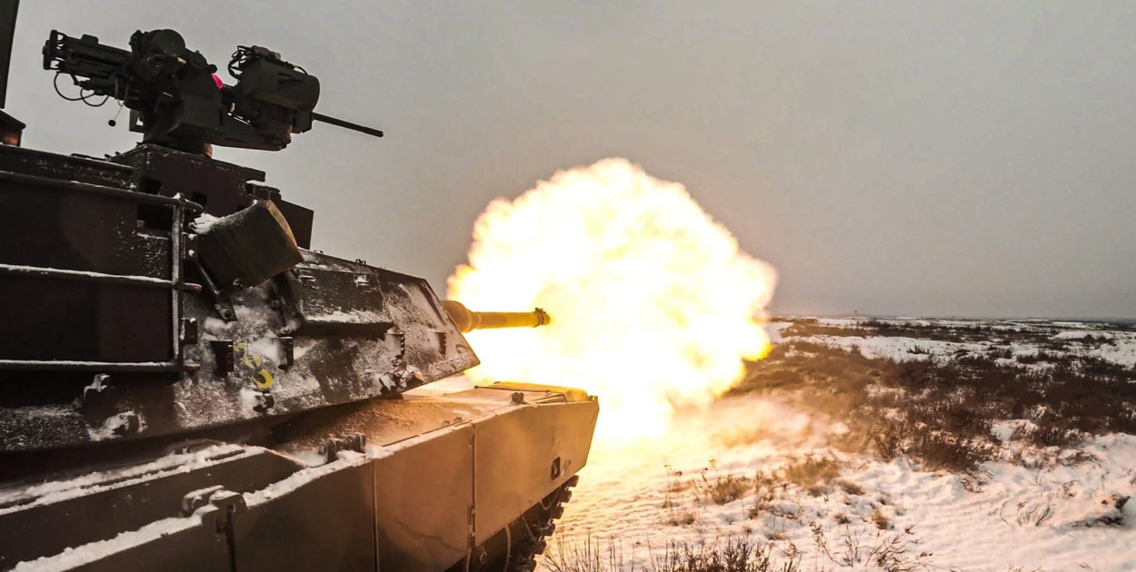 Strzały z Polskiego Abramsa