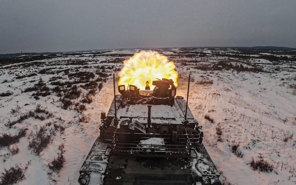 Strzały z Polskiego Abramsa
