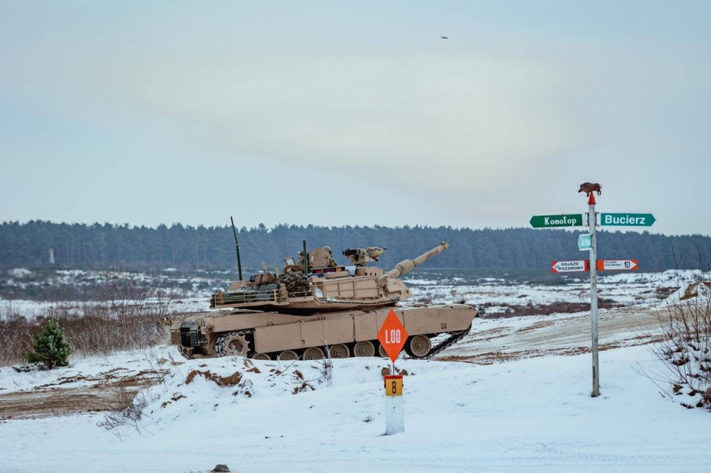 Strzały z Polskiego Abramsa