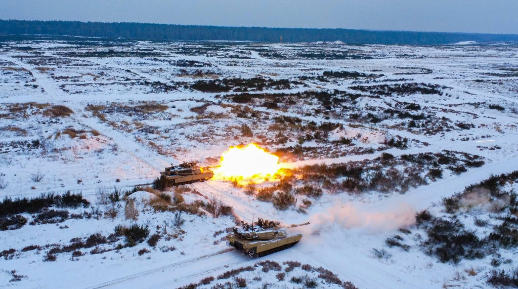 Strzały z Polskiego Abramsa