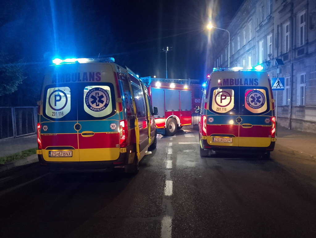 Złocieniec. Strażacy wynieśli 3 osoby