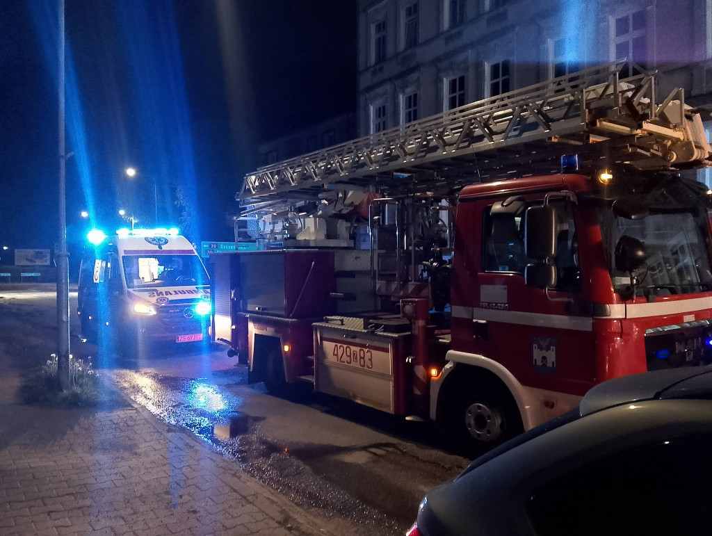 Złocieniec. Strażacy wynieśli 3 osoby