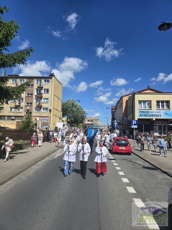 Procesja Bożego Ciała w Drawsku Pomorskim