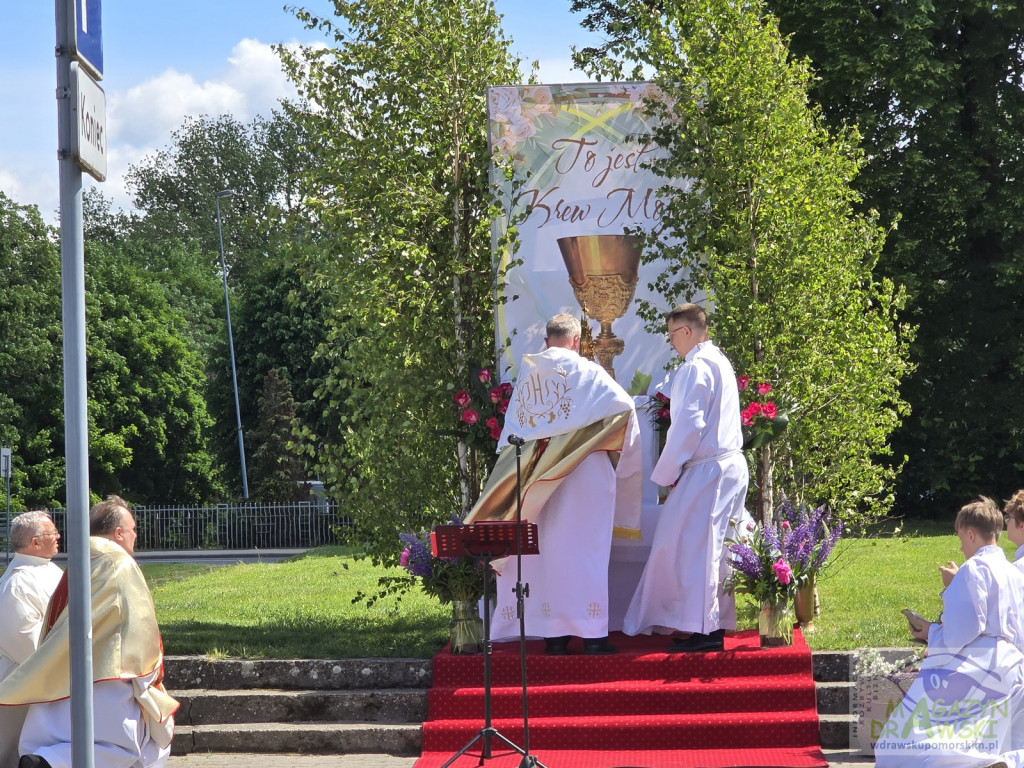 Procesja Bożego Ciała w Drawsku Pomorskim