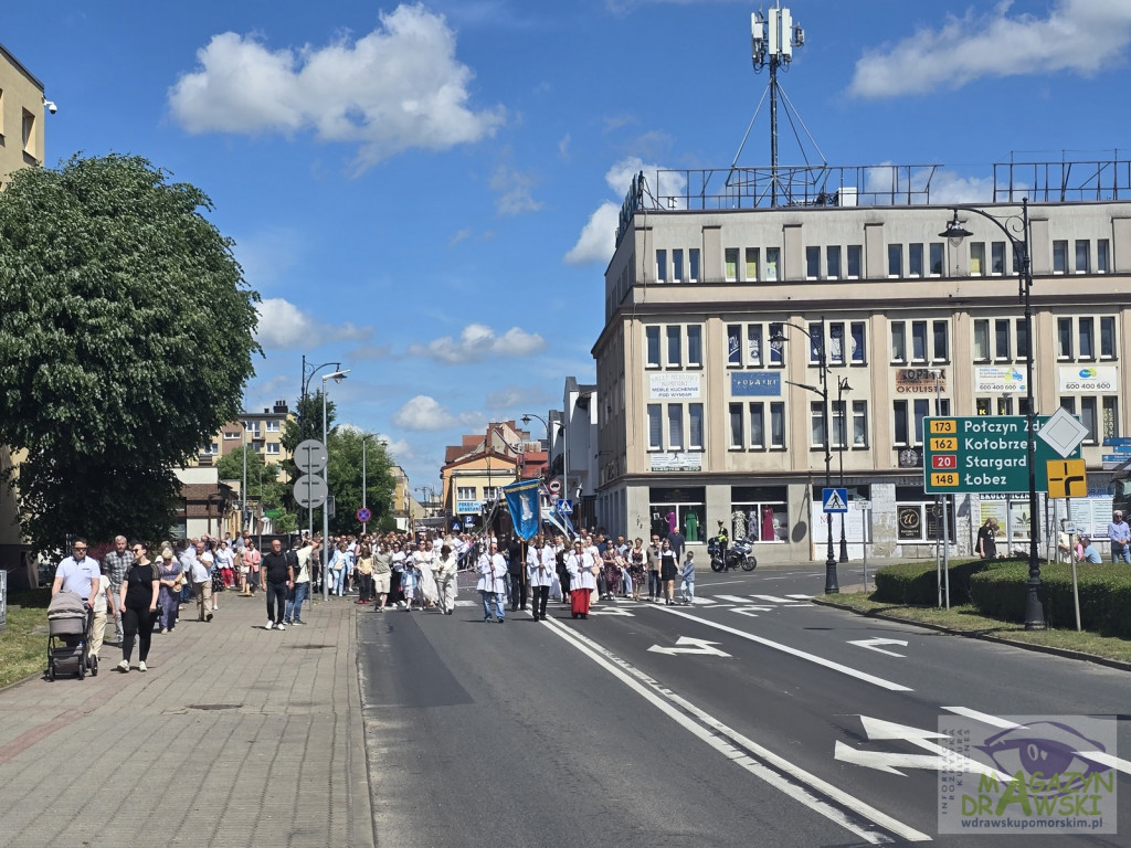 Procesja Bożego Ciała w Drawsku Pomorskim