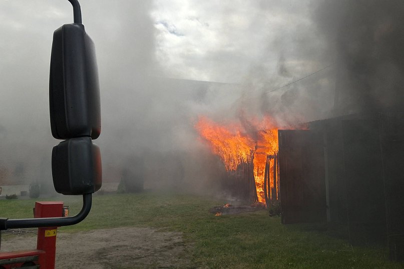 Ogień w Darskowie