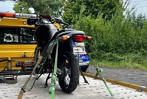 Policyjny pościg za motocyklistą - imponująca liczba zarzutów -15991