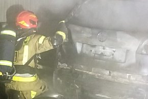 Pożar garażu w Drawsku Pomorskim-3203