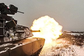 Strzały z Polskiego Abramsa-3245