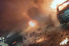 Nocny pożar w Drawsku Pomorskim-17381