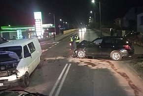 [DW 148] Zderzenie dwóch pojazdów - jedna osoba trafiła do szpitala-17773