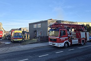 Pożar mieszkania na ul. 11-go Pułku Piechoty