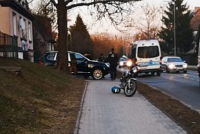 [DK 20] Osobówka uderzyła w motocyklistę