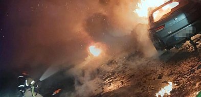 Nocny pożar w Drawsku Pomorskim-17381