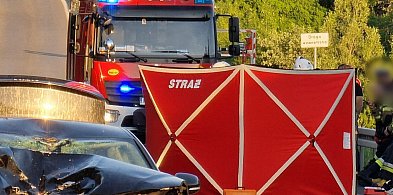 39-letni kierowca BMW zginął po uderzeniu w drzewo