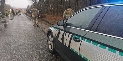 8 poszkodowanych żołnierzy po wypadku pojazdu ciężarowego na poligonie drawskim