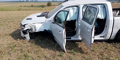 Wypadek trzech pojazdów - droga krajowa nr 20 zablokowa-16517
