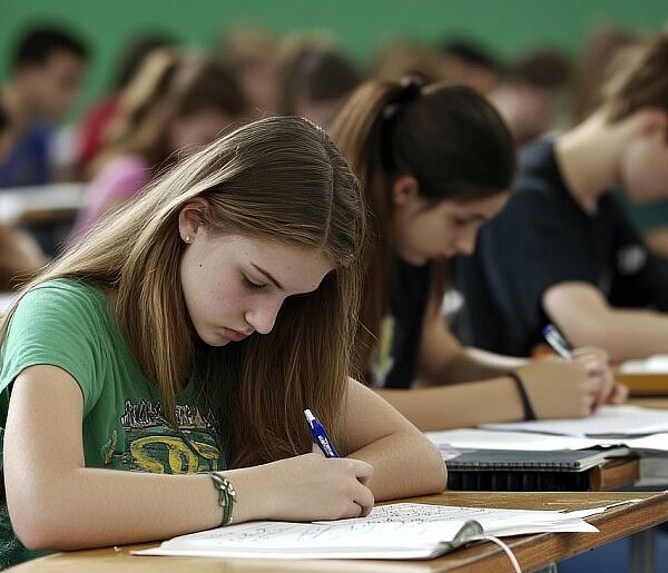 CKE: ósmoklasiści zdobyli średnio 65 proc. punktów z polskiego i 55 proc. z matema