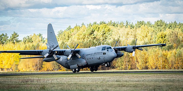 C-130 HERCULES ewakuował rannych żołnierzy z drawskiego-16914