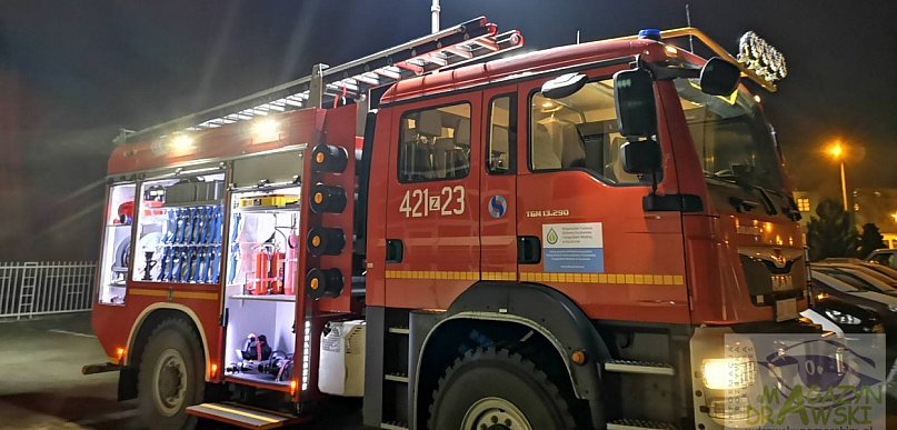 Pożar w budynku przy ul. Starogrodzkiej