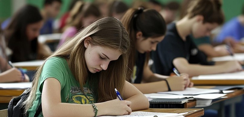 CKE: ósmoklasiści zdobyli średnio 65 proc. punktów z polskiego i 55 proc. z matema