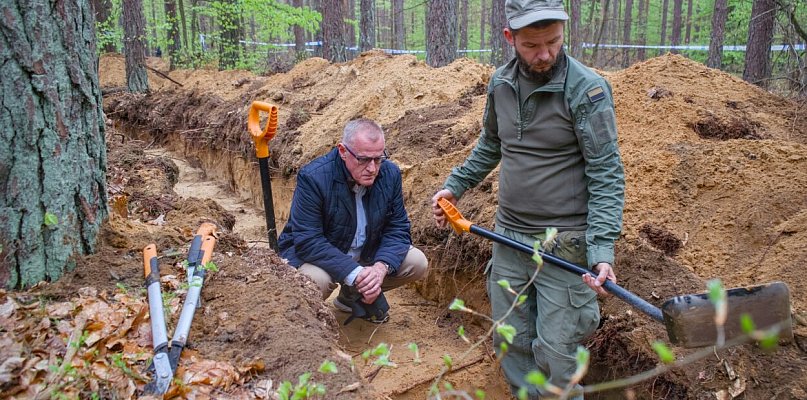 Poszukiwania ofiar obozu koncentracyjnego Kalisz Pomorski