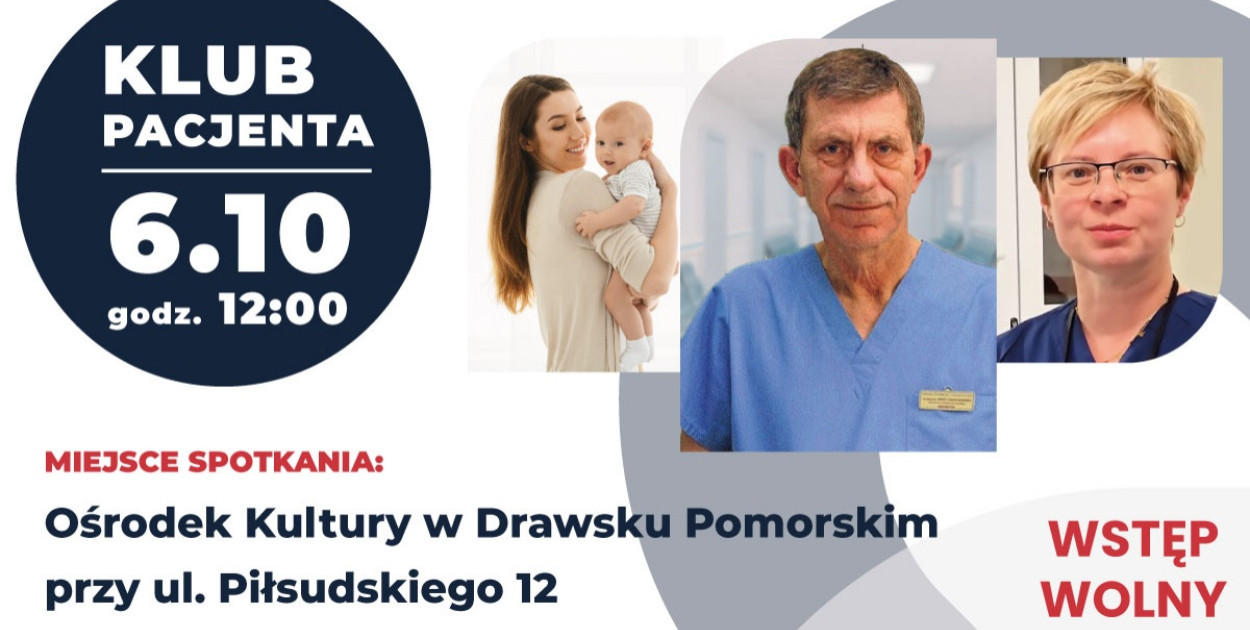 Klub Pacjenta w Drawsku Pomorskim ZAPRASZA